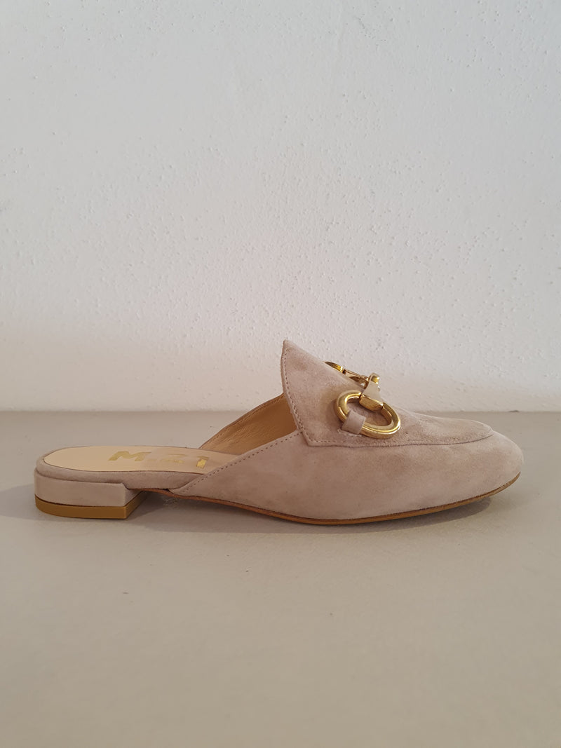 Sabot in pelle e Camoscio M21
