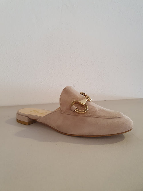 Sabot in pelle e Camoscio M21