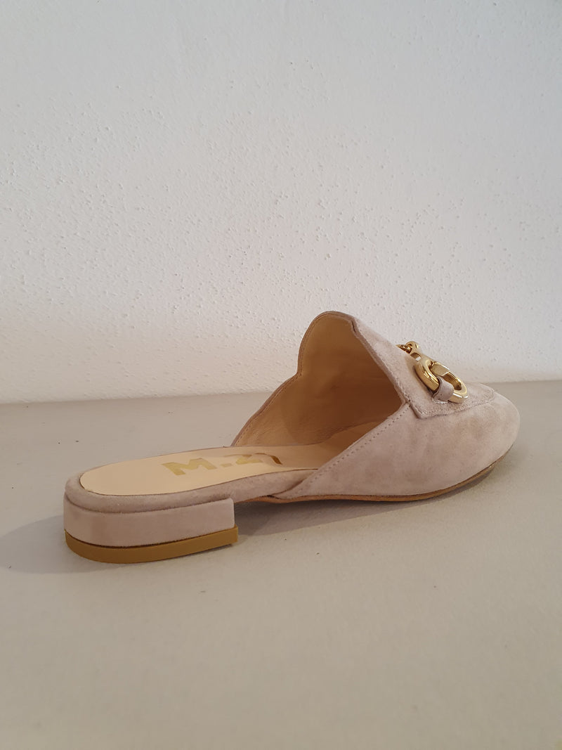 Sabot in pelle e Camoscio M21