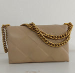 Regular shoulder strap matelasse beige Gaelle Paris